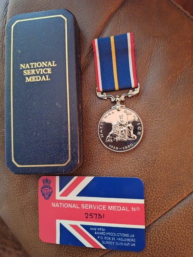 National service medal - service,