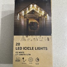 LED Icicle Lights 20-Pack
