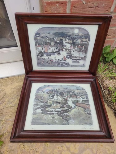 Pair graham clarke titled - clarke,
