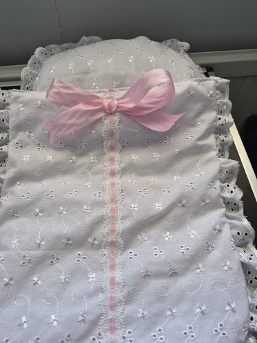 Hand made white embroidery - hand,