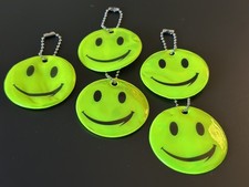 5 x Hi Vis Keyring Yellow