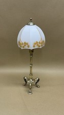 Antique Edwardian Brass Pullmans Railway Carriage Table Lamp C1900