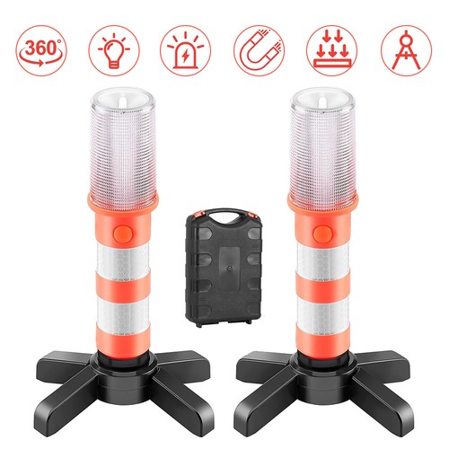 Road warning beacon - road,