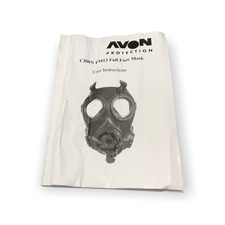 Avon FM12 Gas Mask Respirator User Instructions Manual FM12UIM01