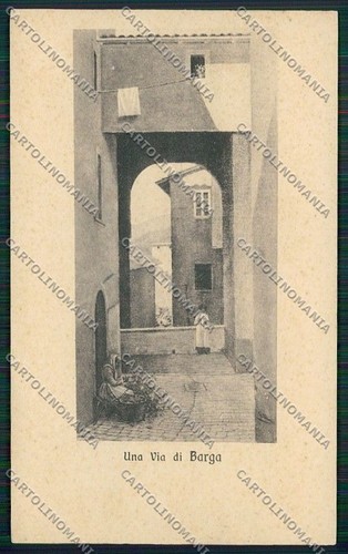 Lucca barga postcard - lucca,