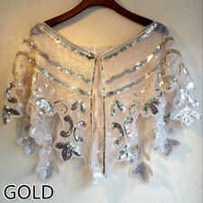 Ladies Sequin Cape Bolero