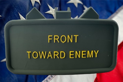 Printed claymore mine - printed,