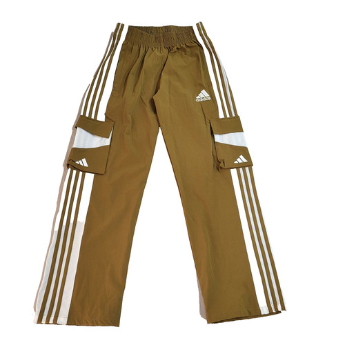 Adias brown tracksuit bottoms - brown,