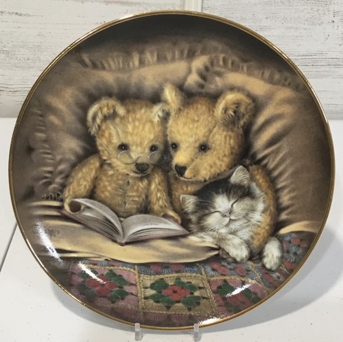 Bedtime story plate teddy - story",