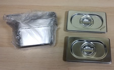 Two Vogue Stainless Steel 1/9