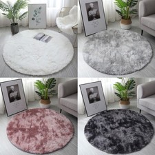 Circle Round Fluffy Rugs