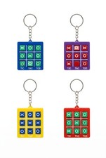 4Pcs Tic Tac Toe Game Keychain