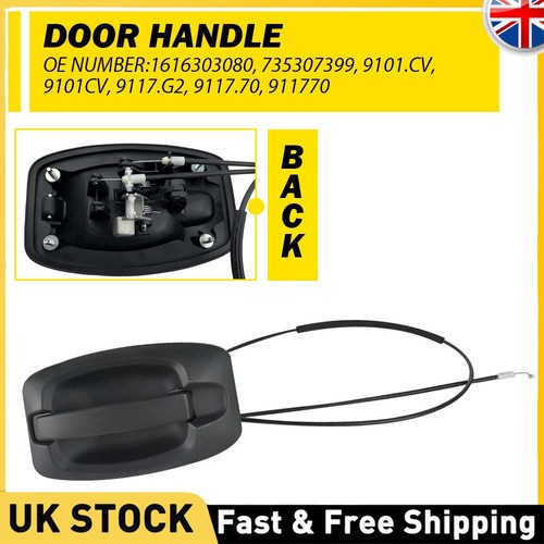 Sliding door handle with cable - sliding,