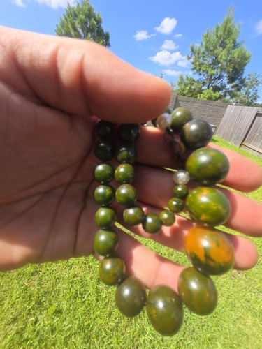 Bakelite necklace antique - bakelite,