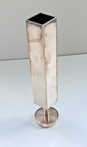 Silver plated bud vase r - plated, m&r