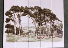 Vintage Pilkington  Tiles Chatsworth Panel