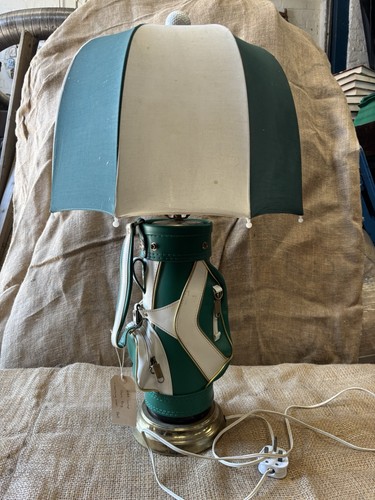 Golf lamp vintage leather - lamp,