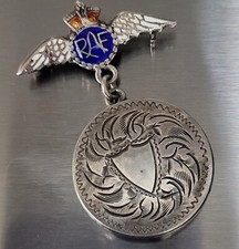 Vintage Enamel RAF Wings