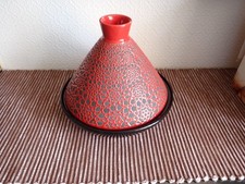 QUALITY BEAUTIFUL CERAMIC TAGINE LIDDED COOKING POT - MINT CONDITION PLS LOOK