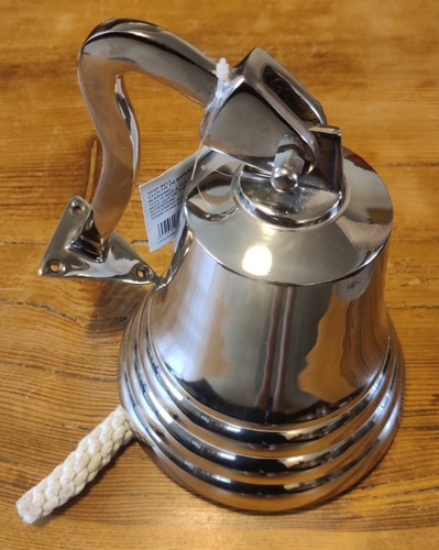 Nickle chrome ship bell - chrome,