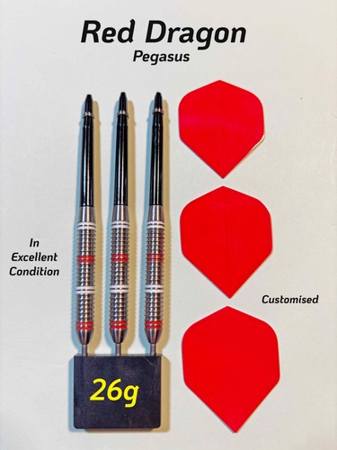 Darts tungsten red - red, dragon