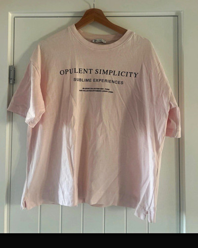 Zara men pink graphic - men’s,