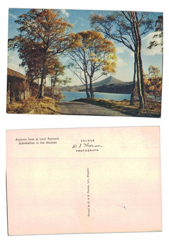 Postcard loch rannoch and - loch,