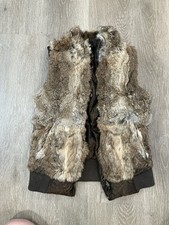 Badgley Mischka Rabbit Fur