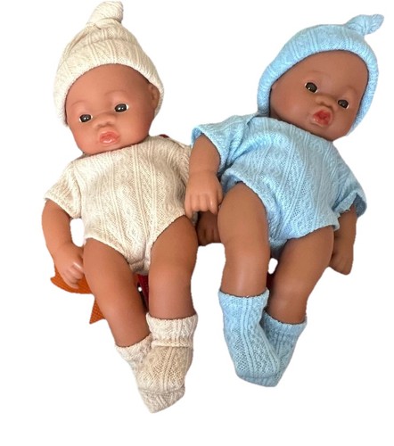Pair adorable twin baby - baby, dolls