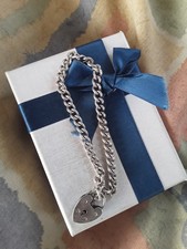 SILVER CHARM BRACELET LION ON