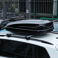 GEARZAAR Car Roof Top Box 400 litre Gloss Black - Ideal Camping Travel Luggage
