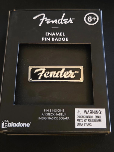 Fender metal enamel pin - metal,