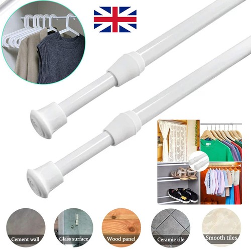 Telescopic curtain pole spring - curtain,
