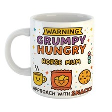WARNING HUNGRY HORSE MUM Mug |