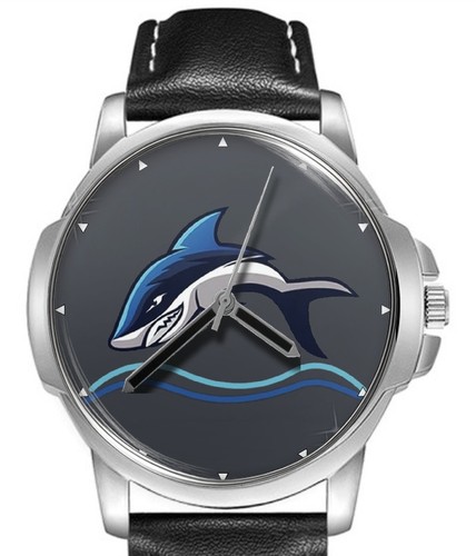 Shark diving leather strap big - leather,