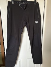 100% Hydromatic Waterproof cycling MTB pants trousers 36" XL Black RRP £169.99
