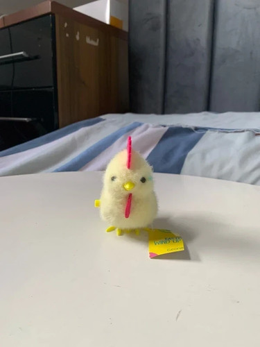 Yellow chicken wind plush - yellow,