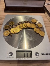gold sovereign bracelet