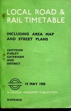 London Transport Area Transport Guide Croydon Purley Caterham & District 1958-68