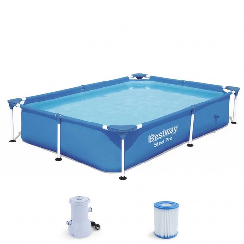 Rectangular pool bestway steel - pool,