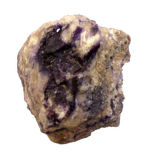 Blue john fluorite - blue,