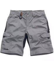 Scruffs Trade Flex Work Shorts Hard Wearing Lightweight Graphite Grey - 38”