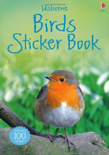Birds sticker book usborne - sticker,