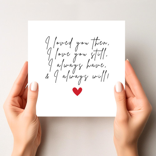 Anniversary card for - card,