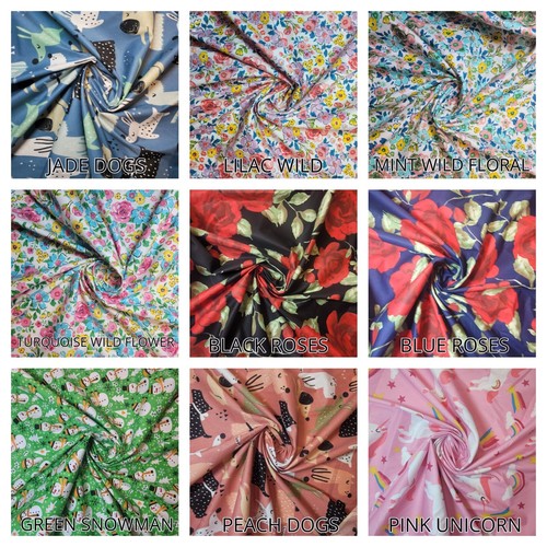 100 cotton material leopard - material,