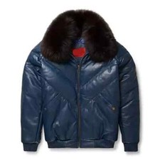Men bomber sheep leather - men, v-bomber