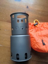 Toaks Titanium Wood Burning Stove for Camping and Hiking Portable in Bag(Small)