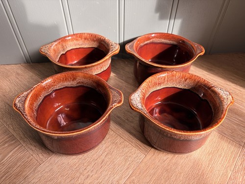 Set vintage brown drip - of,