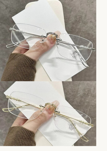Transparent square rimless - transparent,