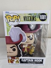 Funko Pop! #1081 Disney's Villains Captain Hook Vinyl Figure Boxed.